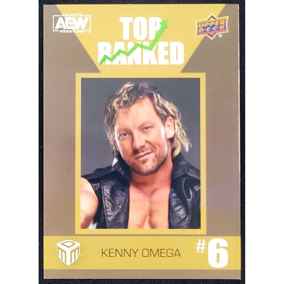 2021 UPPER DECK‎ AEW KENNY OMEGA TOP RANKED GOLD ACHIEVEMENT